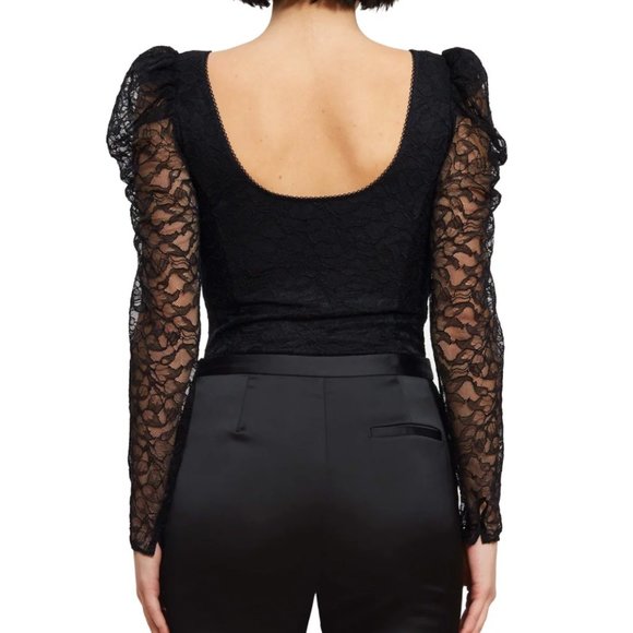 Opening Ceremony Callipygian Black Lace Bodysuit - Picture 4 of 8